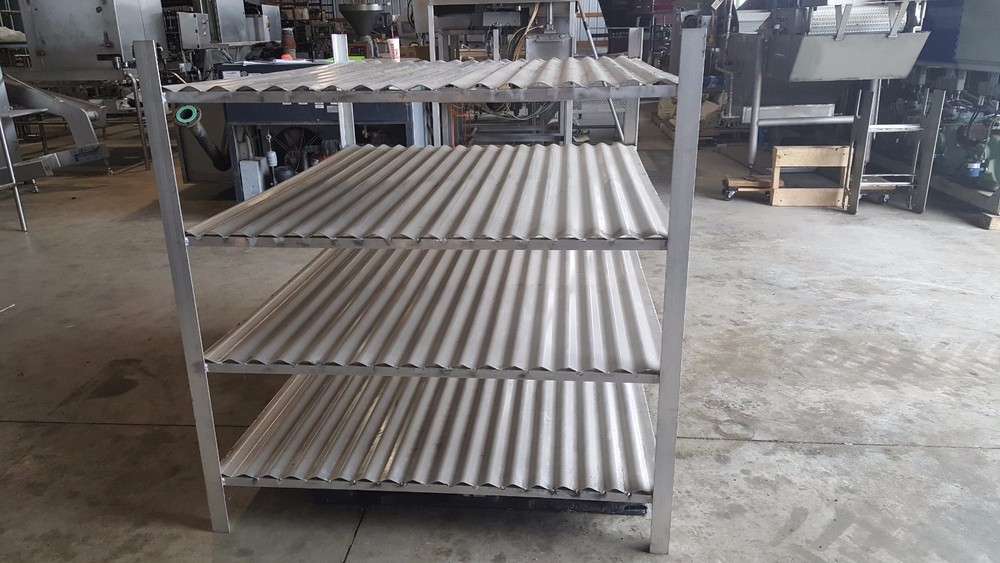4 Shelf Aluminum Rack