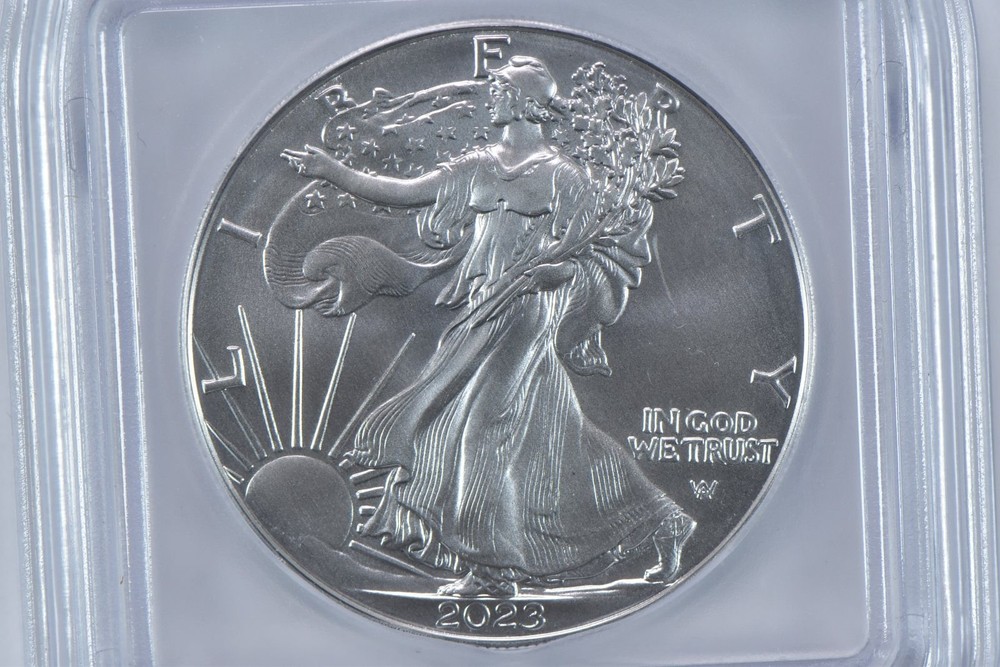 2023-W Burnished Silver Eagle MS70 ICG