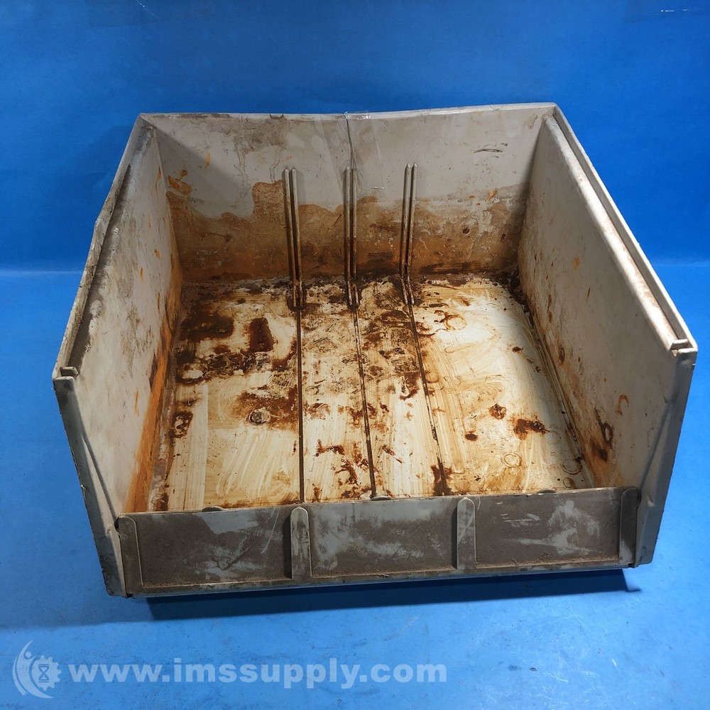 White Plastic Storage Bin USIP