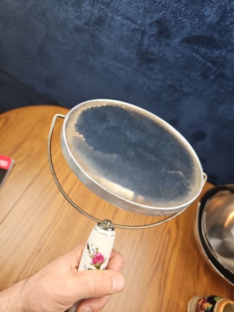 Vintage Rose Vanity Mirror Double Sided