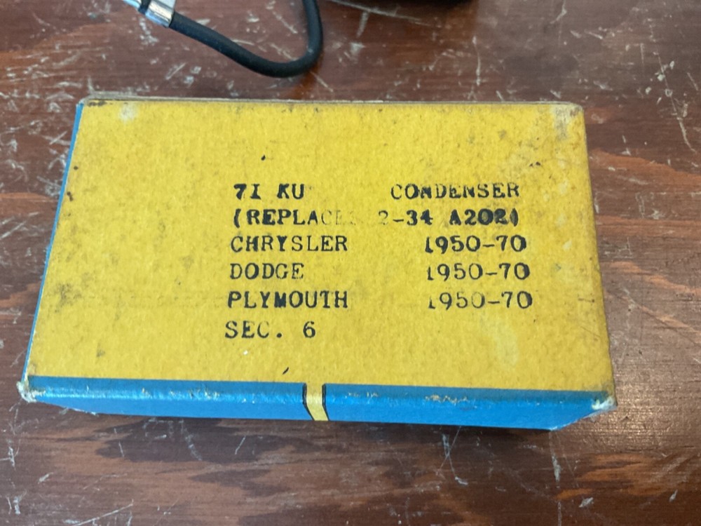 Preferred by best mechanics 71 KU Condenser