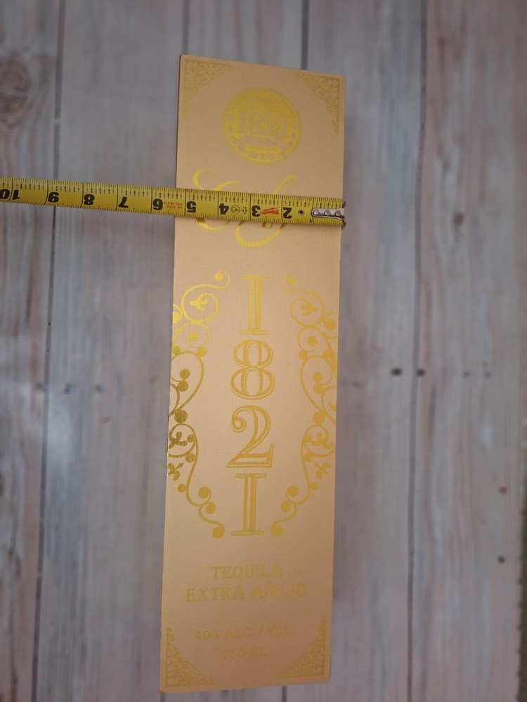 Empty Coralejo 1821 Tequila Extra Anejo empty Box