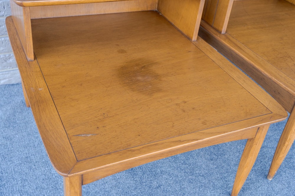 Mid Centry Modern Hekman Step End Table