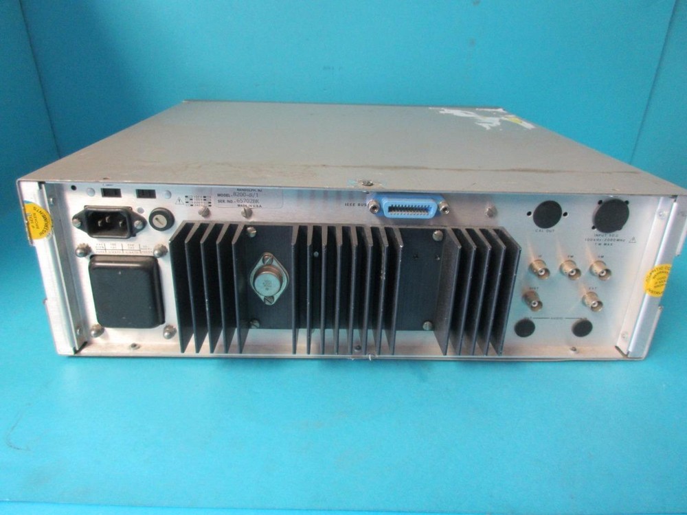 BOONTON ELECTRONICS CORP MODEL 8200-S/1 MODULATION ANALYZER TEST EQUIPMENT WORKS