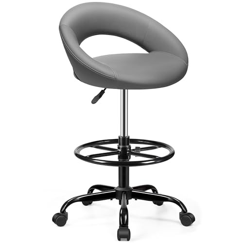 BESTFAIR DRAFTING CHAIR FOR STANDING DESK HEIGHT ADJUSTABLE - Scratch & Dent