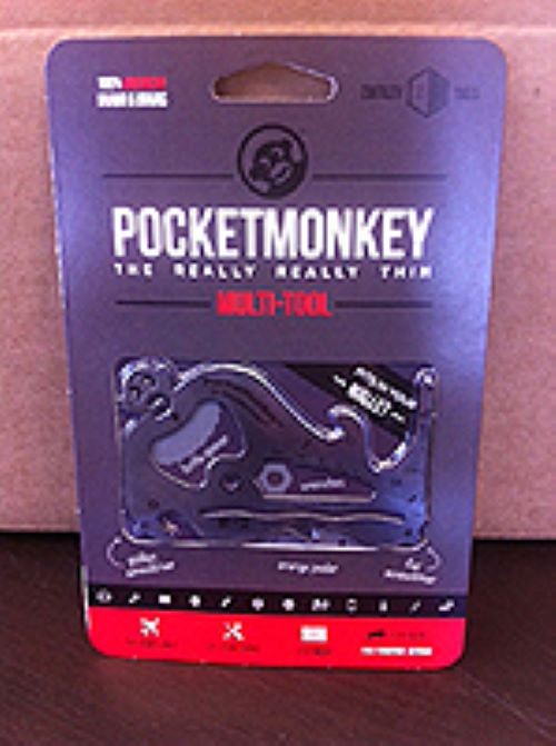 ZOOTILITY - POCKET MONKEY DELUXE MULTI-TOOL  12  FUNCTIONS -  PK/3