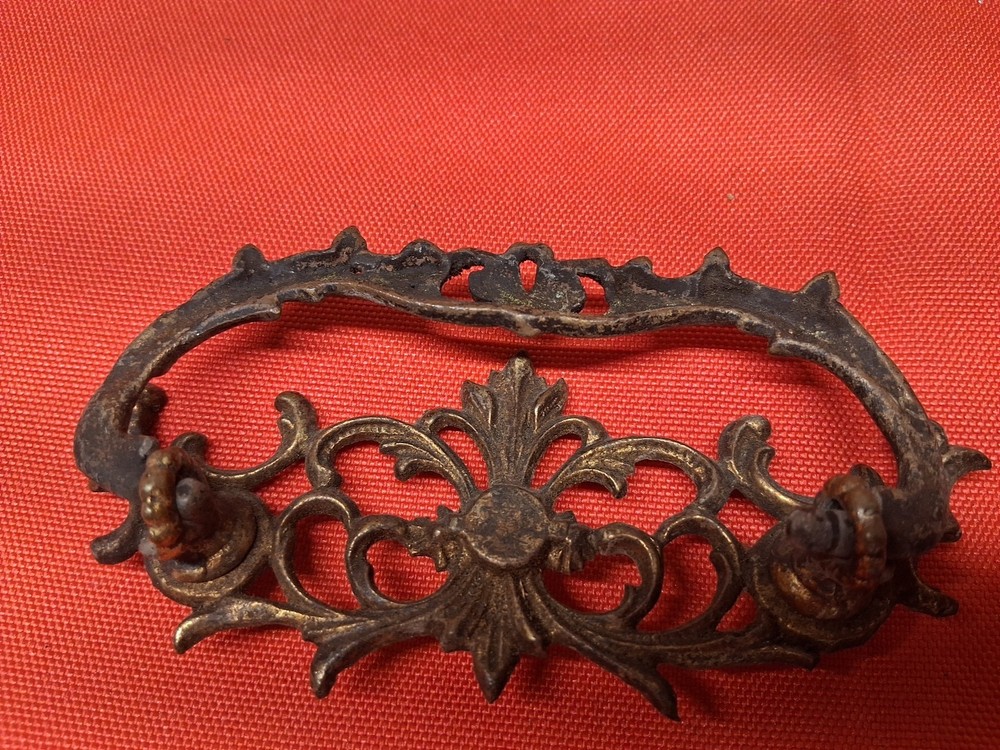Antique Vintage Brass Drawer Pulls