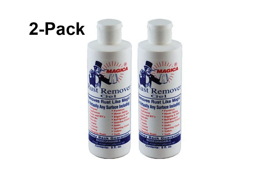 Magica Rust Remover Gel 8 Ounce Bottle 2-pack
