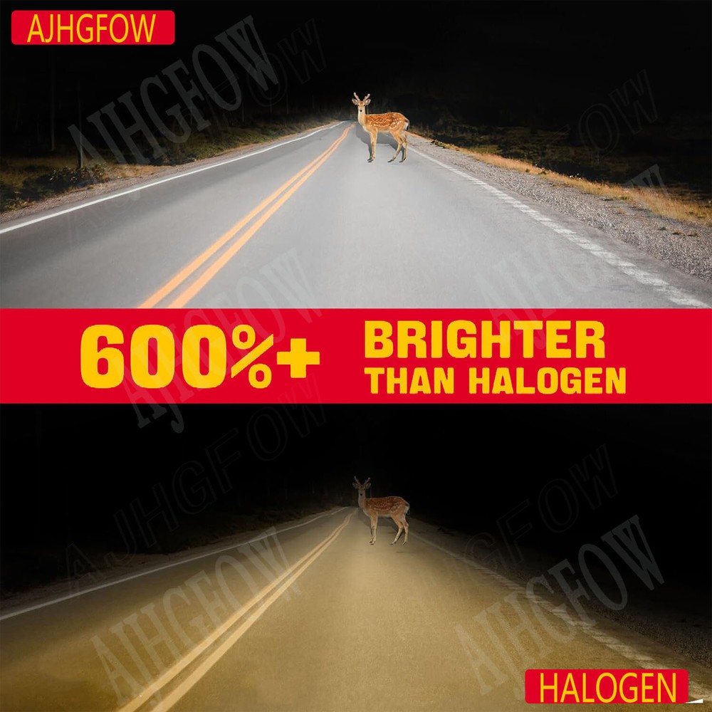 For Freightliner Cascadia 2008-2021 4x LED Headlight High Low Beam Bulbs Combo