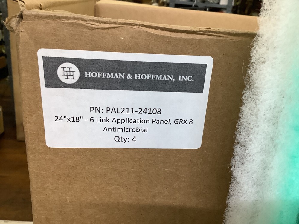 Hoffman & Hoffman 6 LINK Application Panel PAL211-24108 24X18 Case/4 NEW In Box