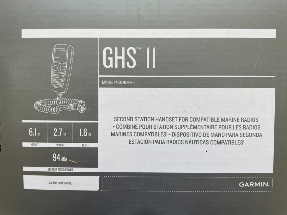 New in Box! Two Garmin GHS 11 Handsets