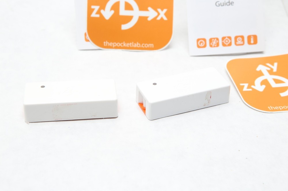 Lot 2x Pocketlab Wireless Sensor Smart Science Project Data Kickstarter C32
