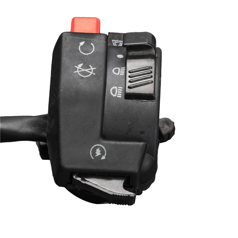 Motorcycle 7/8" Handlebar Switch Horn Turn Signal Headlight Start Control Button
