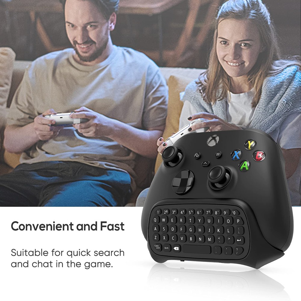 Keyboard for Xbox Series X/S, One/One Elite One/2 Controller, Black