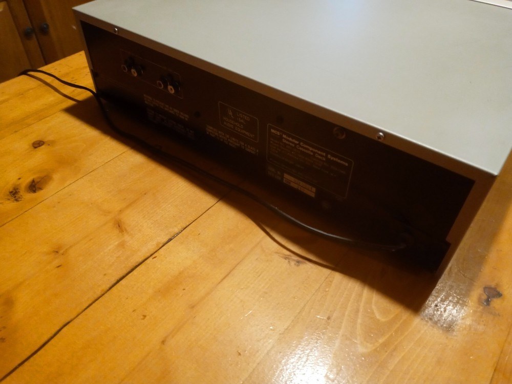 MCS Modular Component Systems Cassette Deck 683-3575 - WORKS - w/ORIGINAL BOX!