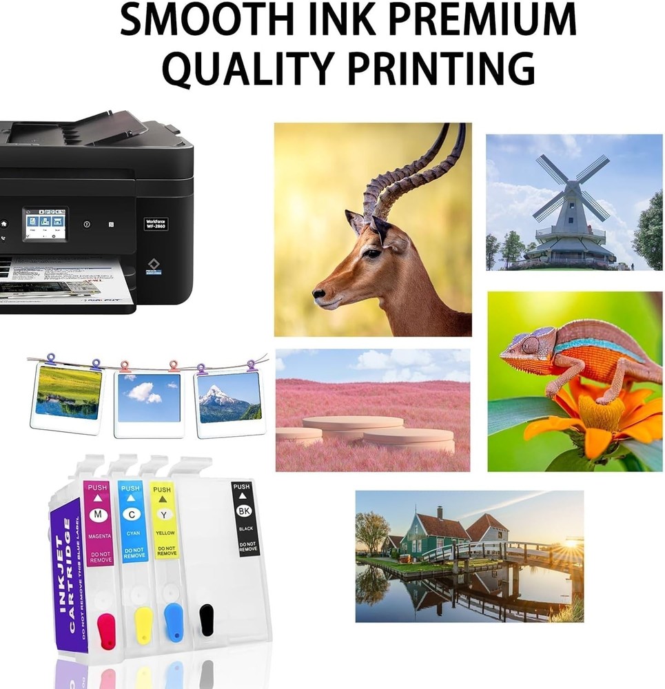 Refillable Sublimation Ink Cartridges for WF Printers - Environmentally Friendly