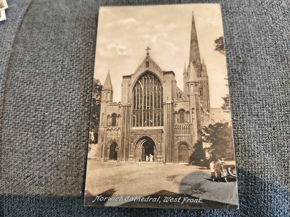 Norwich Cathedral West Front Postcard