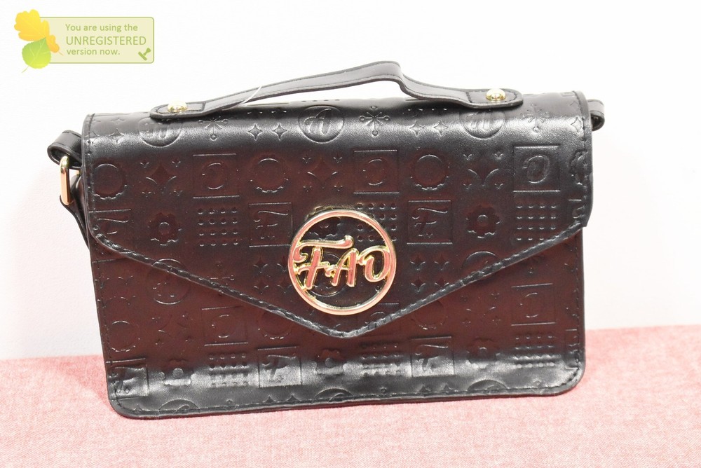 FAO Schwarz Fifth Ave. Handbag Black