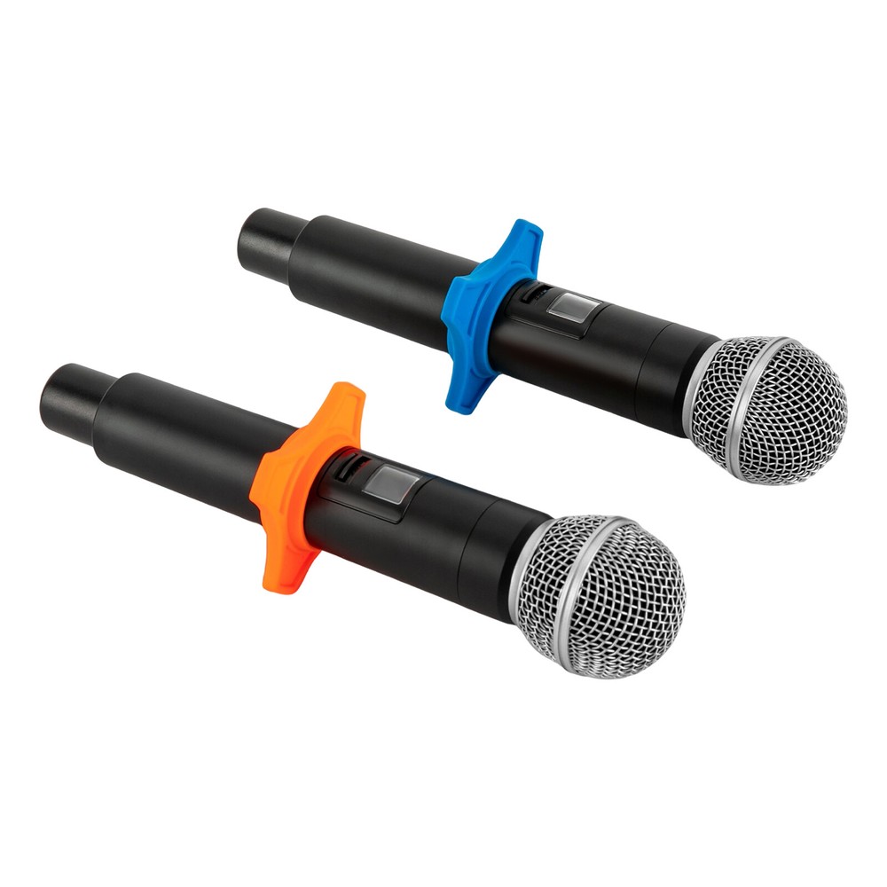 6-8 H Rectangular Cordless Wireless Microphone System 4 Channels for Conference