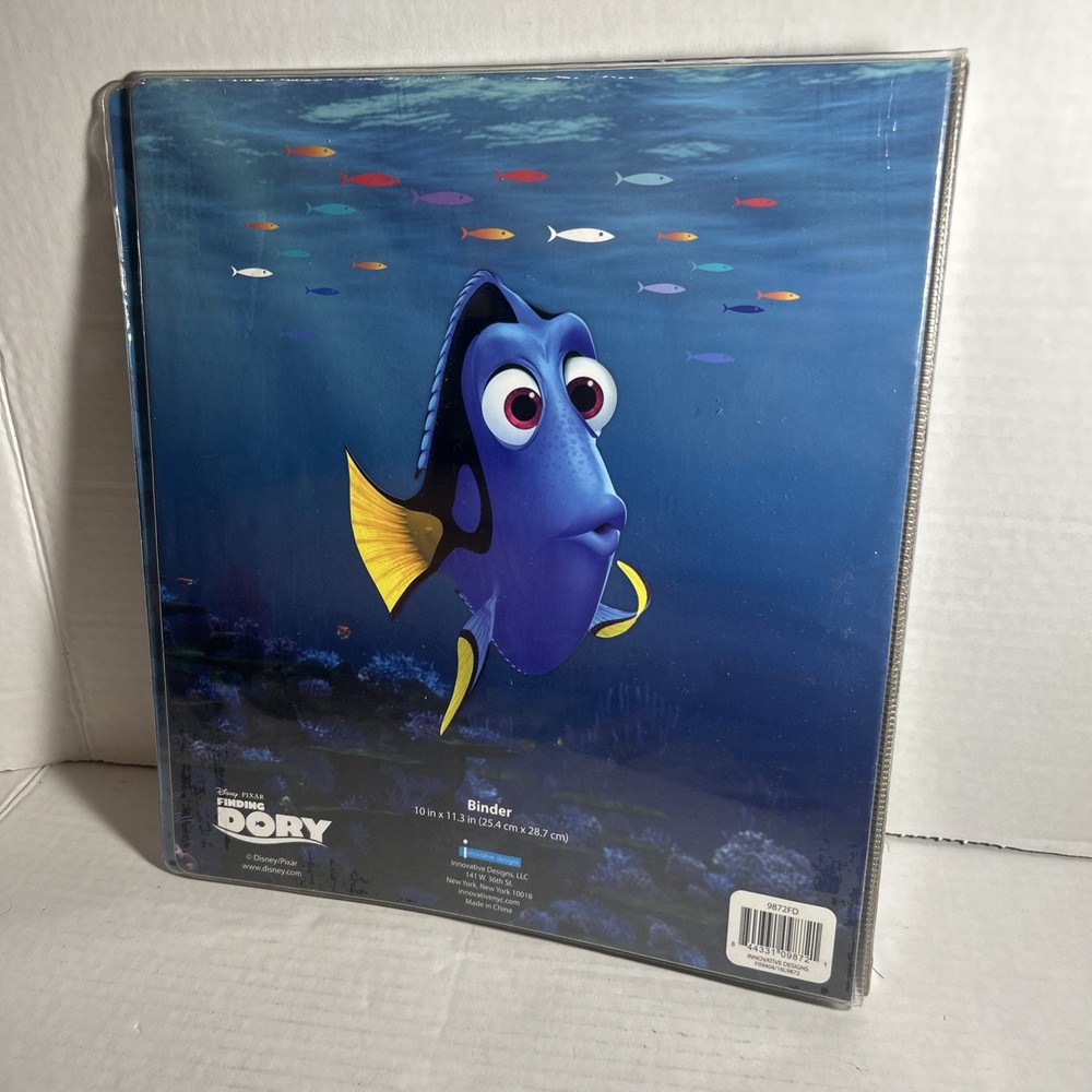 Disney Finding Dory 3 Ring 2 Pocket Folder