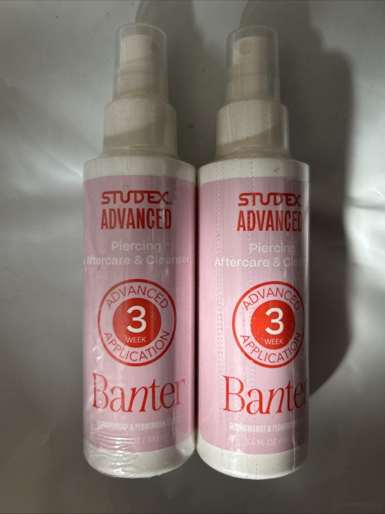 X2 Studex Advanced Piercing Aftercare & Cleanser 3.4oz•Phosphoric Acid Solution