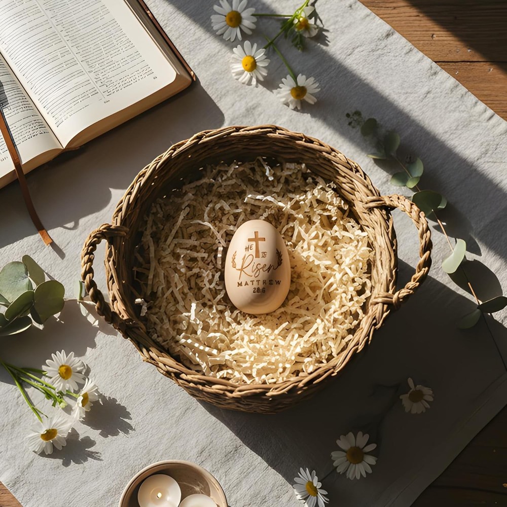 Easter Eggs, He is Risen Easter Decor, for lawn and home