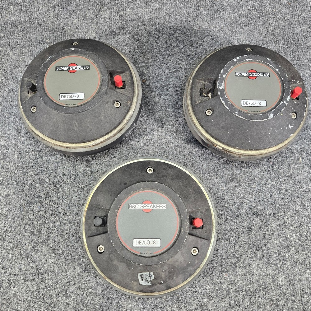 B&C Speakers DE750-8 2" Exit Horn Compression Driver Pro Audio Speaker Tweeter