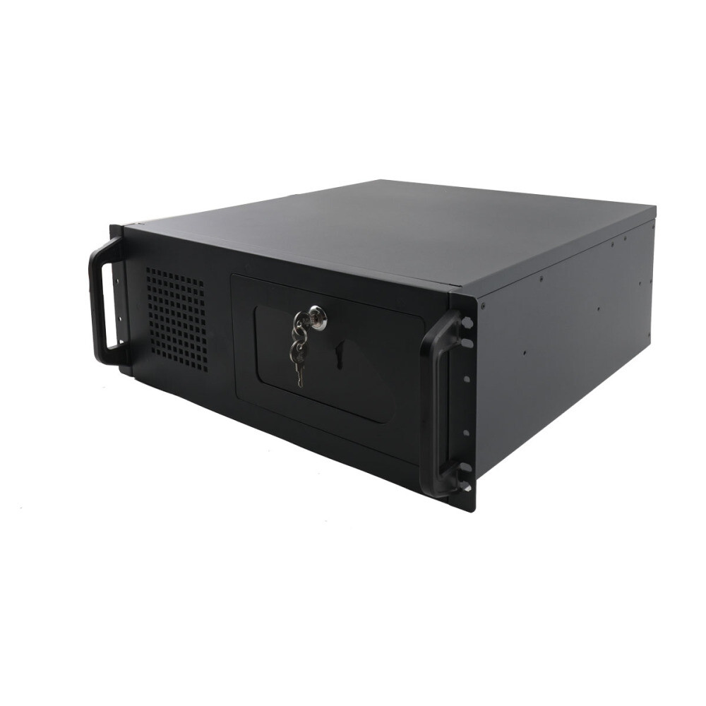 4U Rack Mount Industrial Server Computer Case Dual USB 2.0 connector w/ Keys