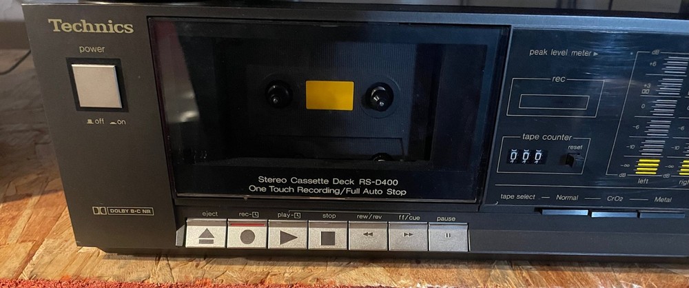 Technics RS-D400 Cassette Deck, New Belts, Tested and Working