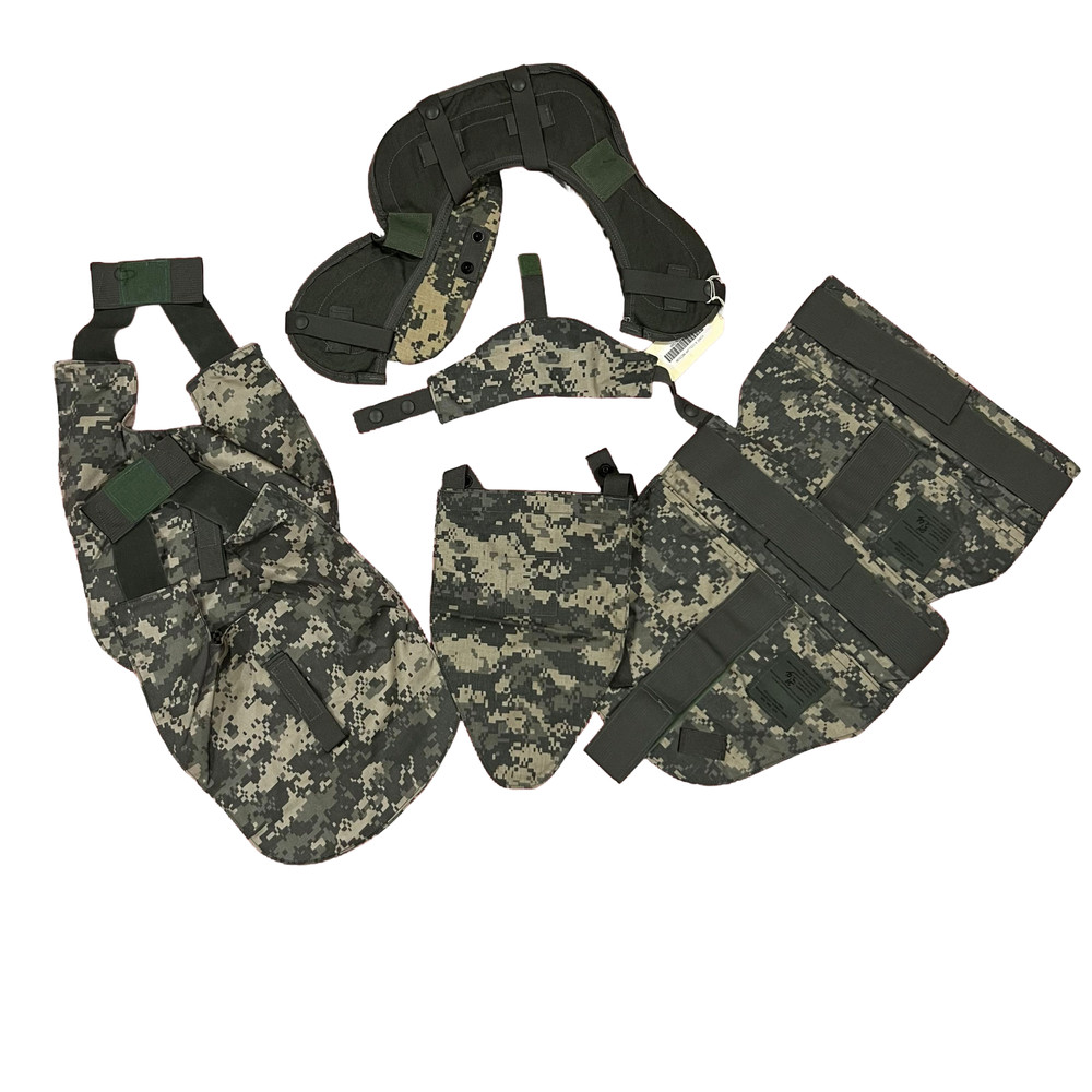 ACU protector Base Protective Vest Plate Carrier w/ Soft Armor Inserts Small