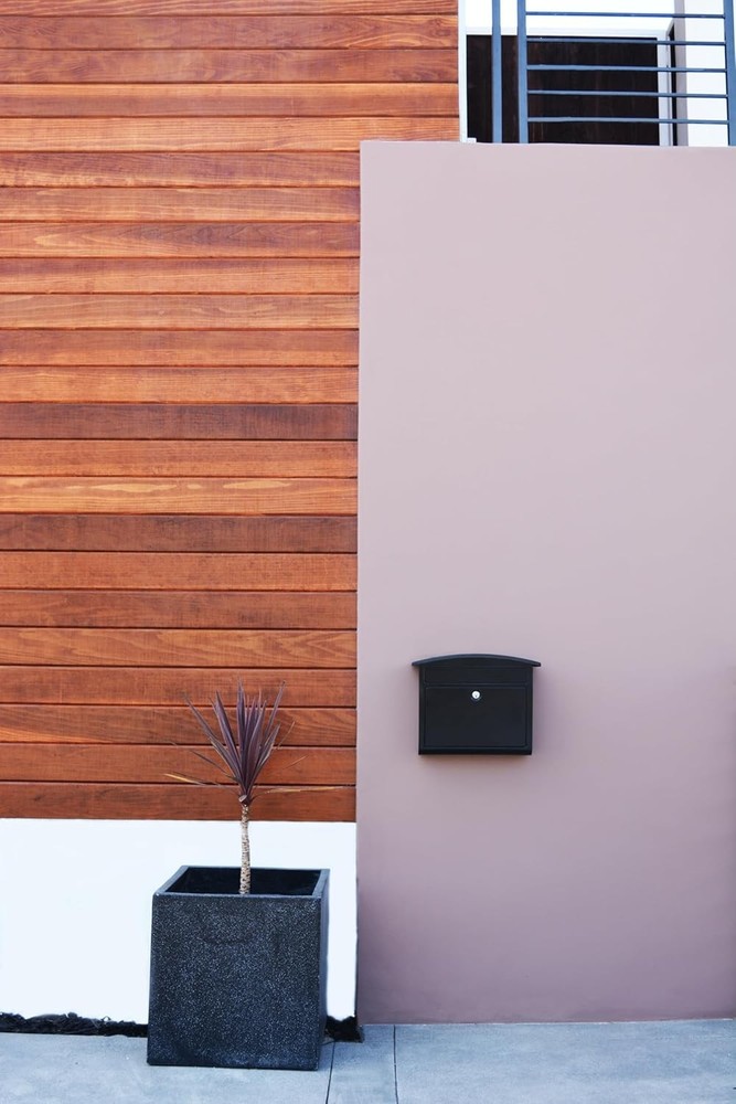 Architectural Mailboxes Dal Rae Galvanized Steel, Locking, Wall Medium, Black