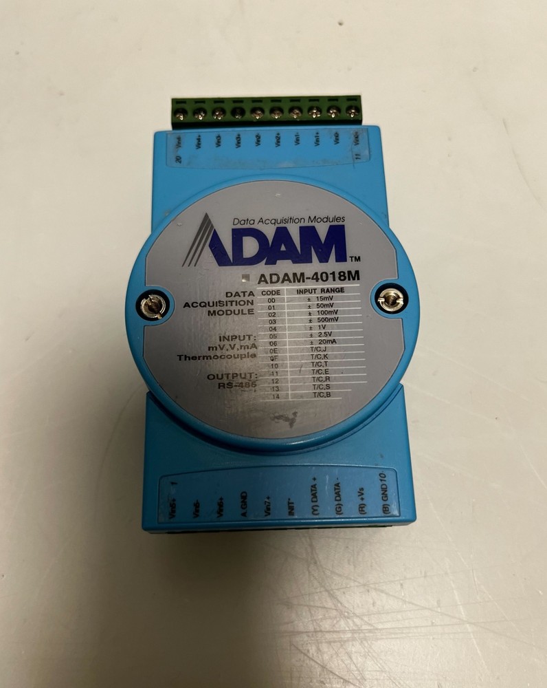 Advantech ADAM‑4018M Analog Input Module | 8‑Ch DAQ Logger | RS‑485