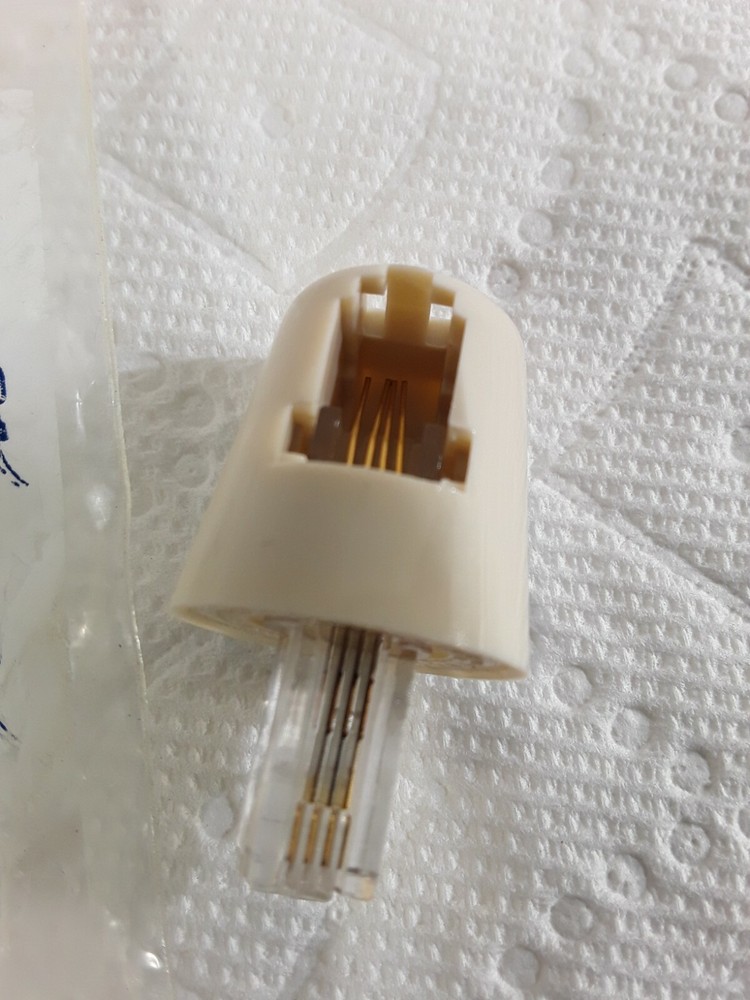 Vintage TWISSTOP Phone Cord Detangler Computer Fair White