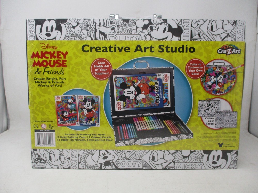 Disney Mickey Mouse & Friends Creative Art Studio - Case Design Varies