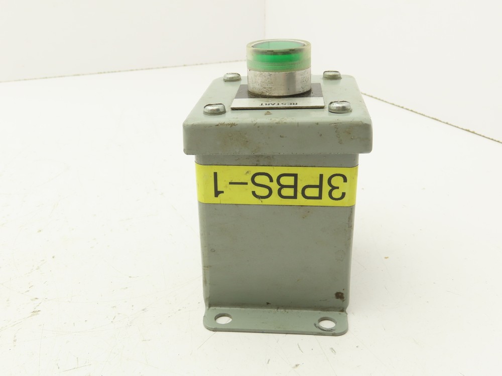 Electromate E1PBGM Green Illuminated Pushbutton Enclosure