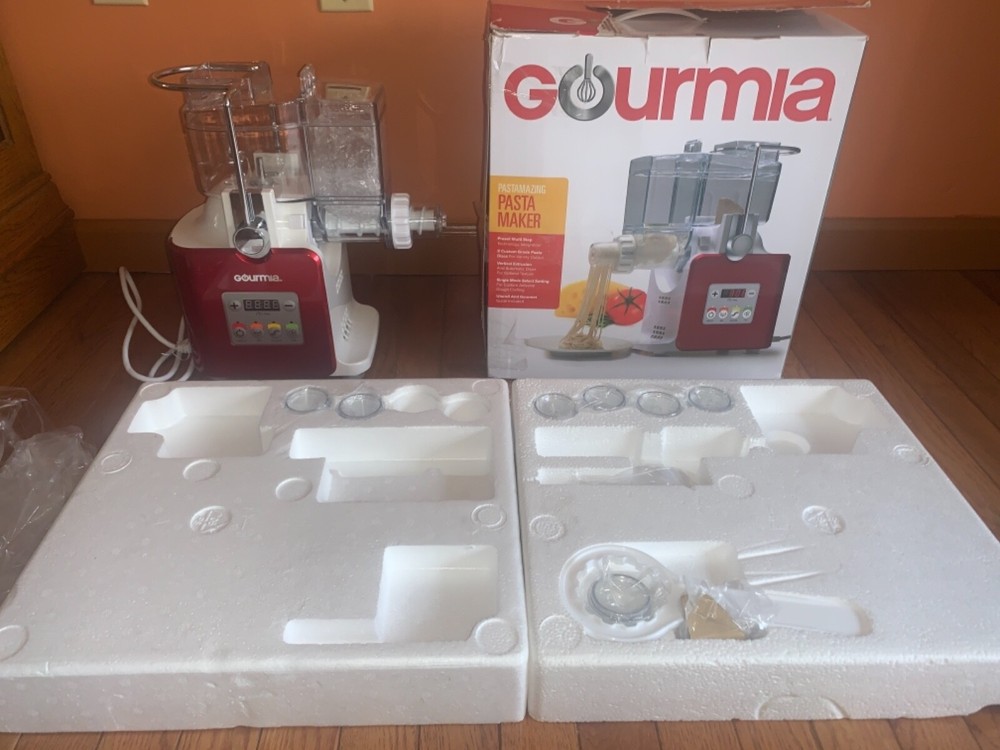 New Open Box Gourmia Artisinal Pasta Maker TESTED WORKS Missing Manuel
