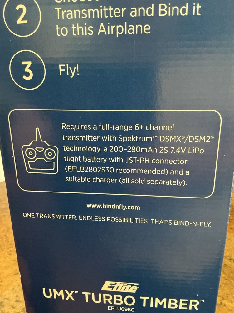 E-Flight UMX Turbo Timber EFLU6950 Remote Control Model Airplane