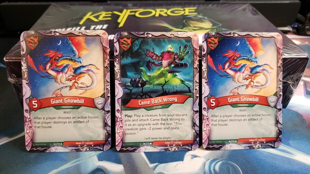 Unscanned Keyforge Prophetic Visions Foresight Deck. High Control