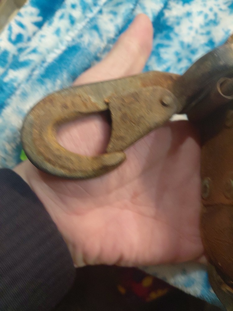 Vintage lineman's positioning strap or belt