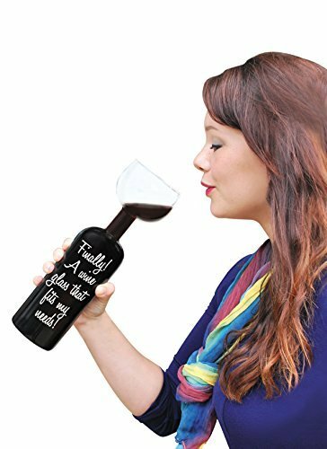 Bouteille de vin en verre