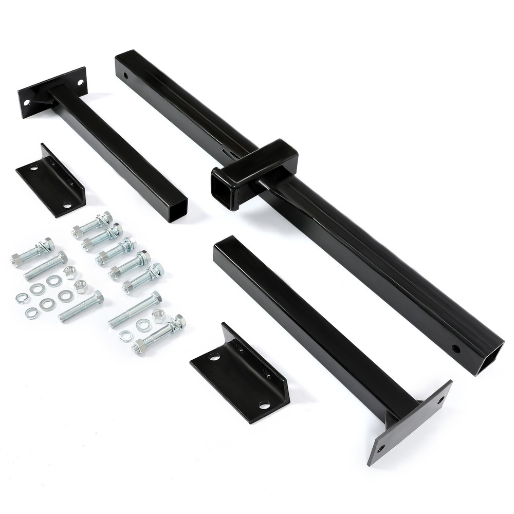 Class 3 Trailer Hitch 2" Receiver Adjustable Black Steel Universal Fits