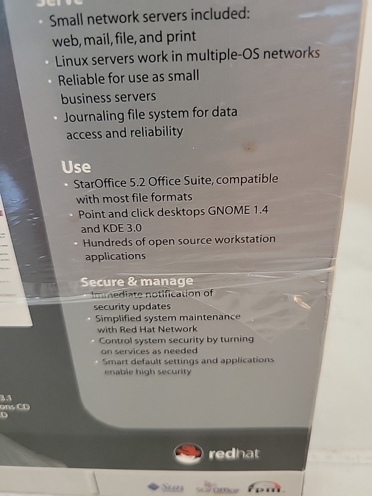 RED HAT Linux 7.3 Operating System The Linux Professional Brand New SEALED