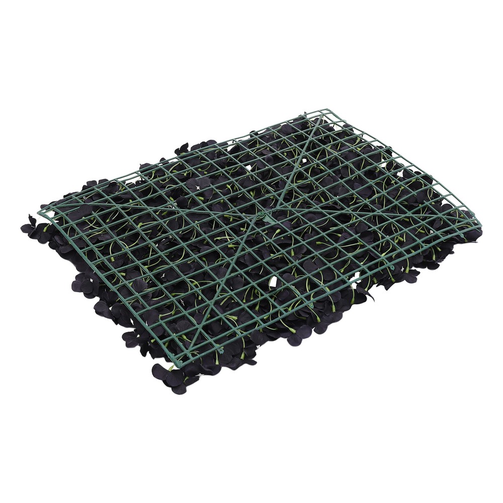 60*40cm 12 PCS Black Artificial Floral Backdrop Handmade Flower Wall Panel