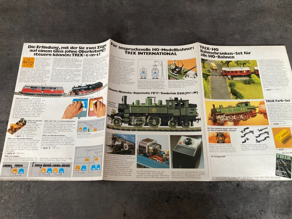 TRIX HO INTERNATIONAL E95 TRAIN CATALOG