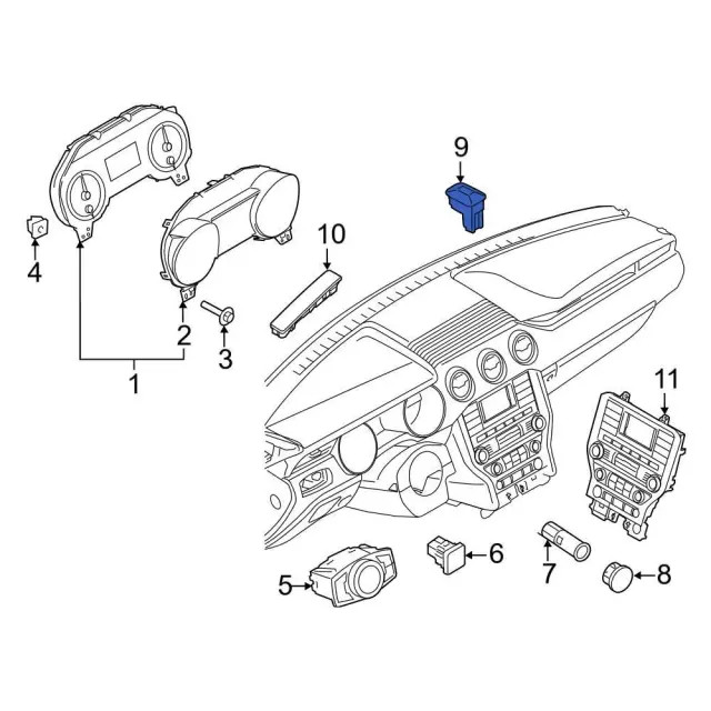 Genuine Ford Sentinel Sensor DG9Z13A018B