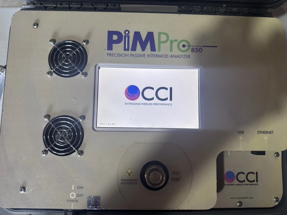 CCI PIMPro PIM 850 Precision Passive Intermodulation Analyzer Wireless Tester