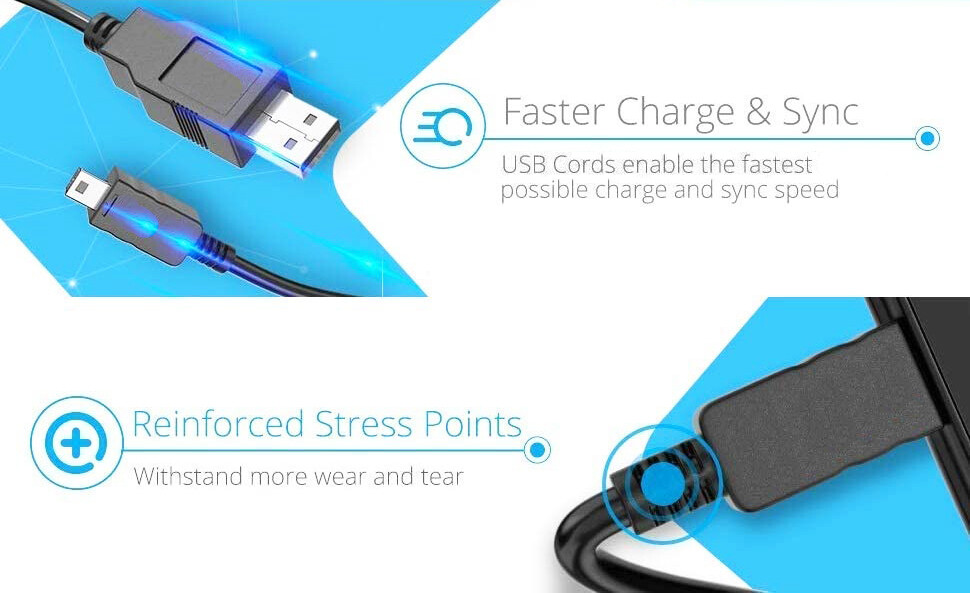 6FT USB 2.0 Cable for Numark DJ: C3USB CM200USB DM950USB 4TRAK DJ Controller