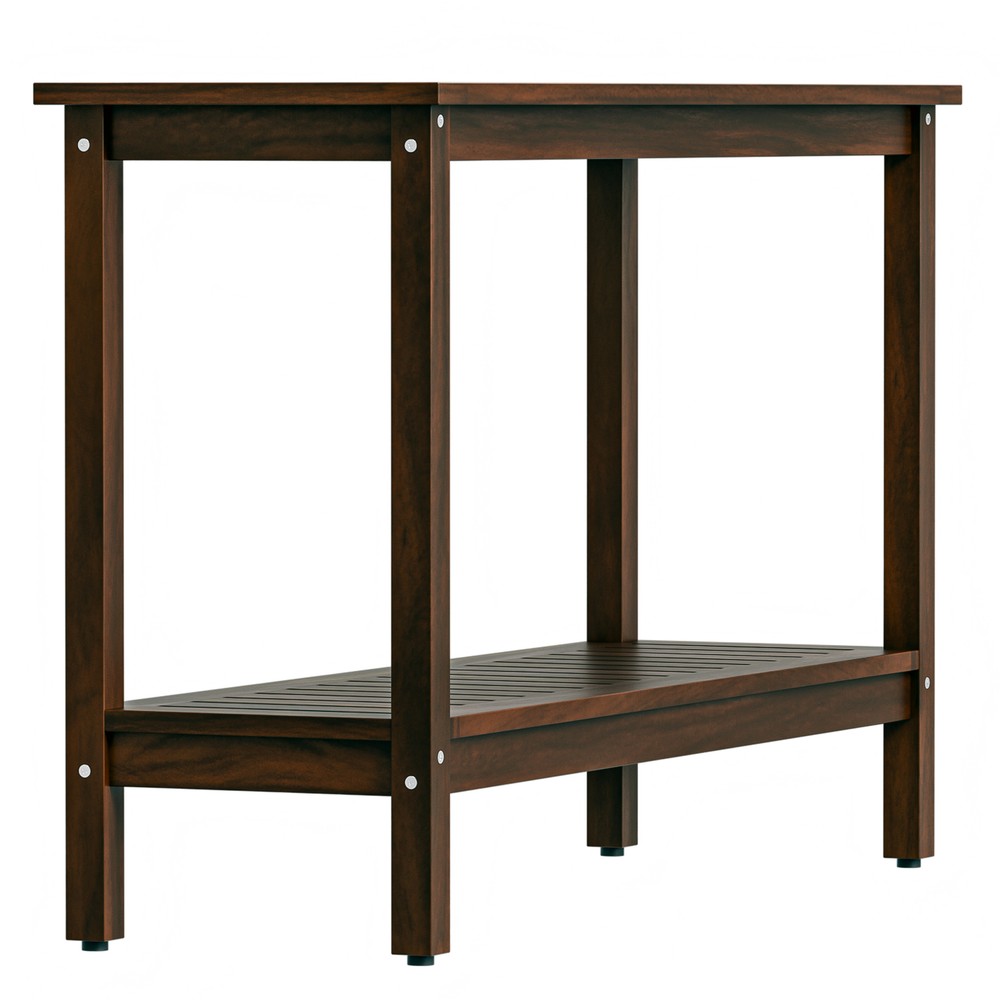 48" Console Table Storage Behind Couch Sofa Table w/ Shelves For Garden Coffee