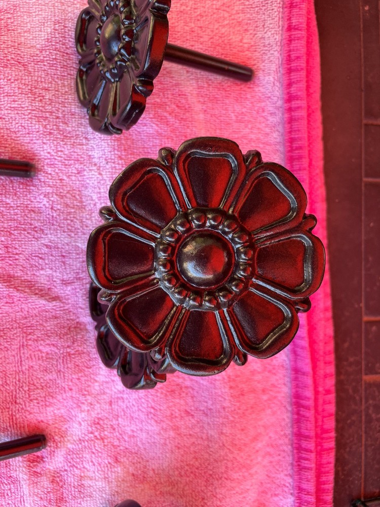 Decorative Black, Desnye Wall Mount Curtain Holders (7)