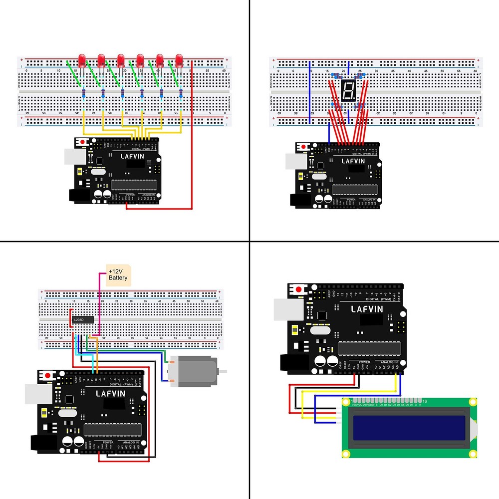 Project Super Starter Kit for R3 Mega2560 Mega328 Nano with Tutorial with Ard...